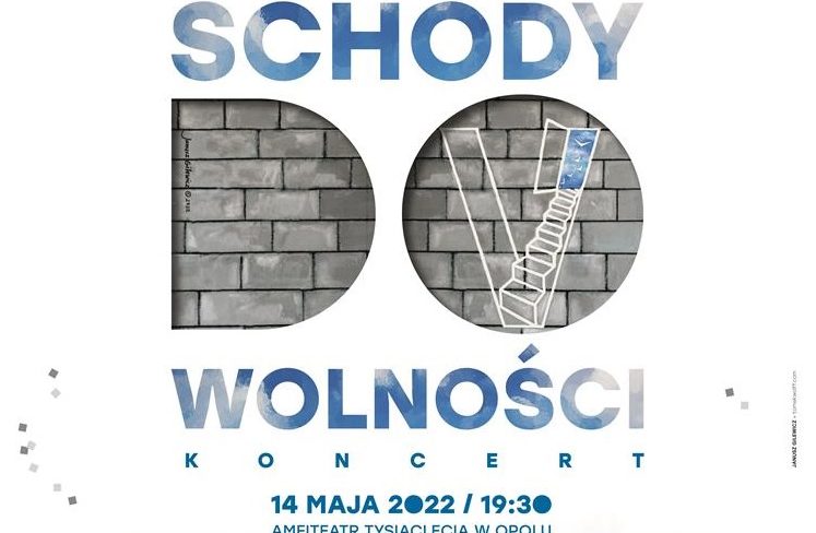 Plakat koncertu Schody do wolności