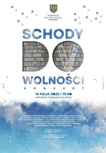 Plakat koncertu "Schody do wolności"