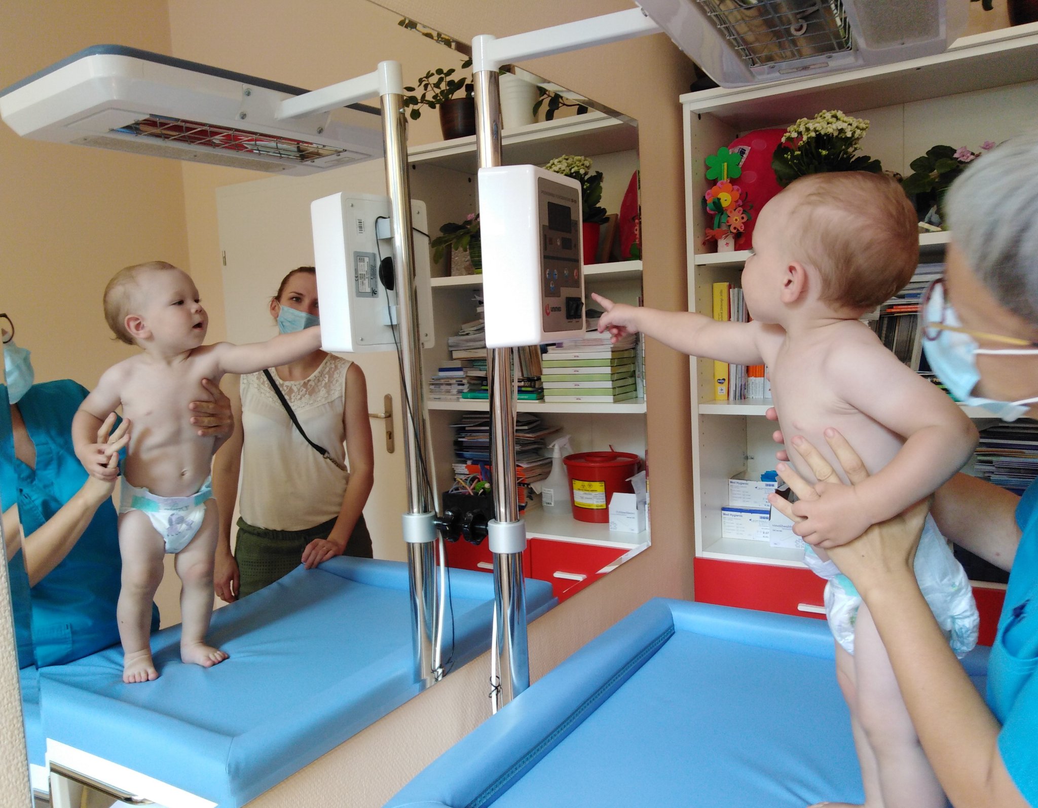 Badanie pediatryczne w Klinicznym Centrum Ginekologii, Położnictwa i Neonatologii w Opolu