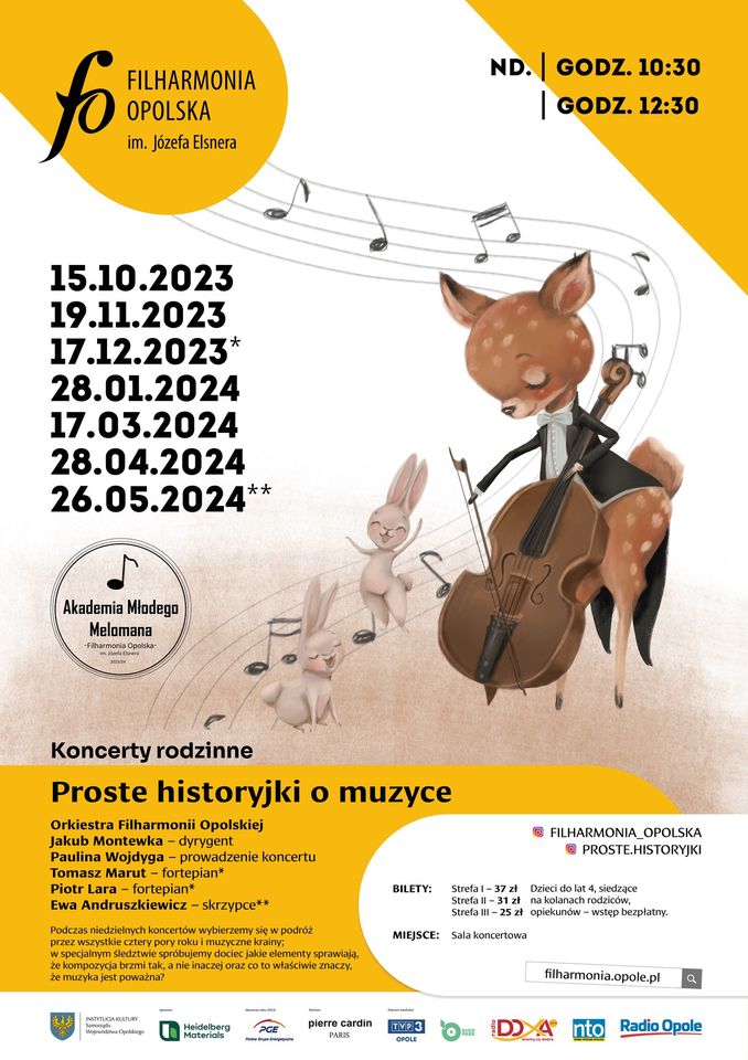 Akademia Młodego Melomana plakat wydarzenia