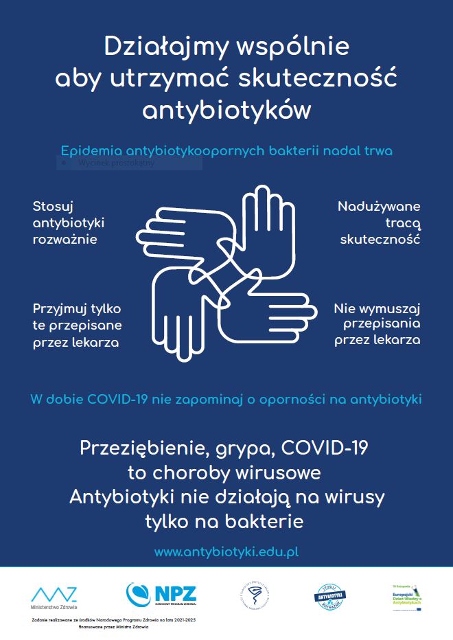 Plakat Antybiotyki Ministerstwo Zdrowia