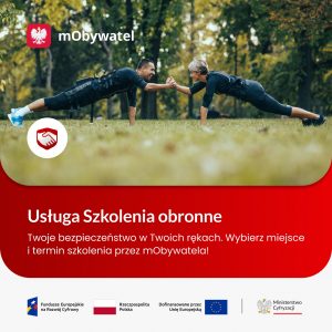 Nowa usługa: Szkolenia Obronne w mObywatelu, FB mObywatel