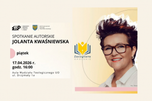 Grafika - spotkanie autorskie z Jolantą Kwaśniewską, 17.04.2026