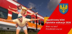 Tygodniowy bilet Polregio za 15 zł dla dzieci, młodzieży i studentów w czasie wakacji 2026 r.