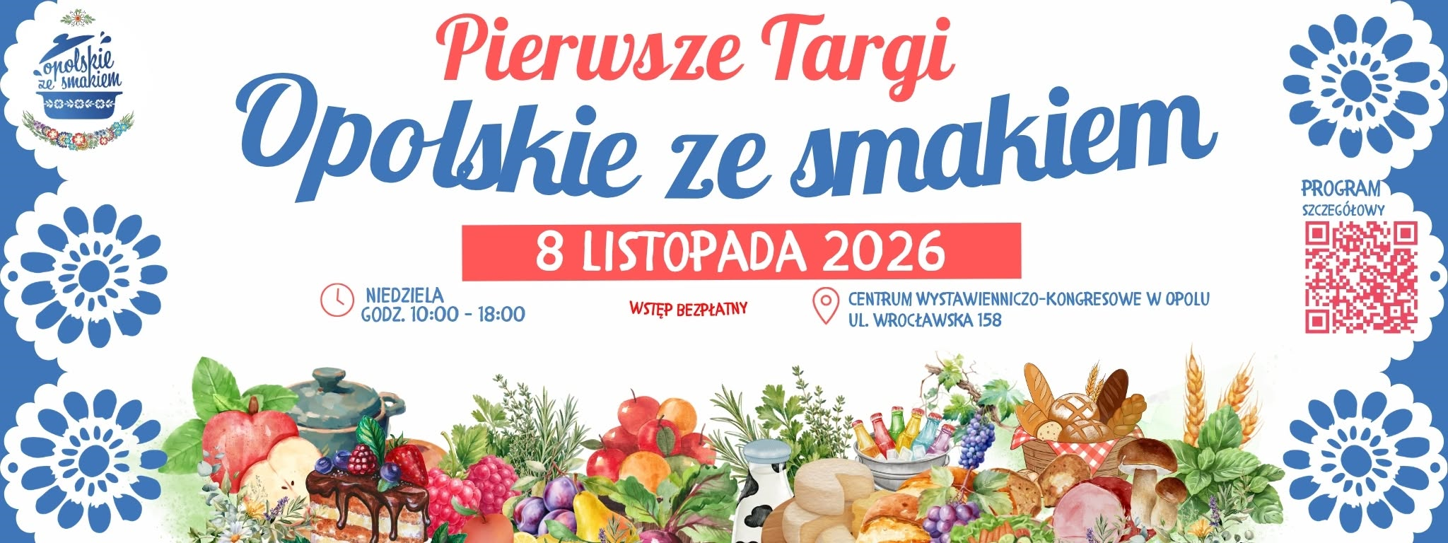 Plakat Wydarzenia Opolskie Ze Smakiem 8.11.2026 r.
